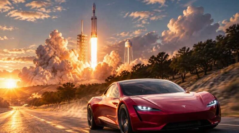 Elon Musk sugere união entre Tesla e SpaceX para formar colosso de trilhões de dólares