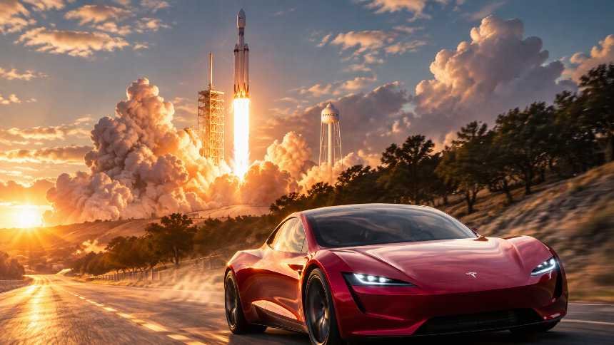 Elon Musk sugere união entre Tesla e SpaceX para formar colosso de trilhões de dólares